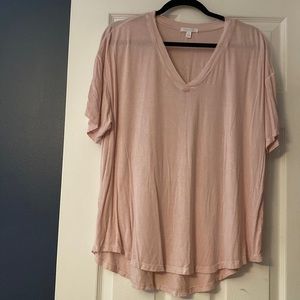 Pale Pink Short Sleeve Tee